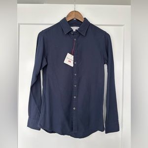 Uniqlo - Ines de la Fressange - Button down Shirt - Navy - XS - BNWT